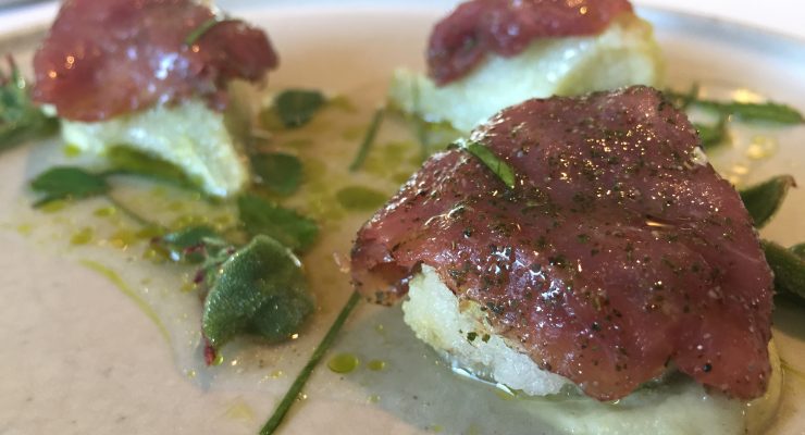 Brae Restaurant Review degustation Salt Grass Lamb Artichoke and Mussel Juice