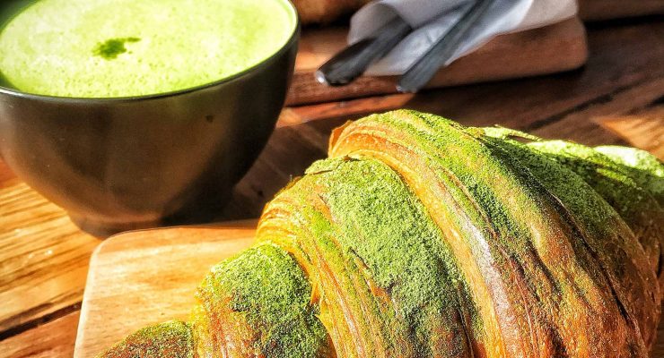 IMG: Green Tea Croissant, Top Impression Bakery & Patisserie Cafe